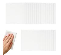 Anmahe Lint Free Cloths for Oiling Wood,24 Pcs Reusable Lint Free Cleaning Cloths 30x30cm,White Microfibre Polishing Cloth,Durable Soft Tack Cloth Wipes for Home,Kitchen,Screen,Glass,Car Cleaning