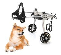 Anmas Power Dog Wheelchair Hind Legs Rehabilitation Aid for Aging, Disable, Injured, Arthritis, Weak Dog/Cat/Pet (Medium Size)