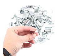 Anmas Power Packaging Open Serrated Seals 50pcs, Heavy Duty Open Metal Seals For 12mm/16mm/19mm Polyester(PET) Polypropylene(PP) Strapping