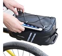 ANMEILU Bike Rack Bag - Rear Rack Bike Trunk Bag Back Seat Carrier Saddle Luggage Storage Pack - Folding Ebike Travel Cycling Waterproof Small