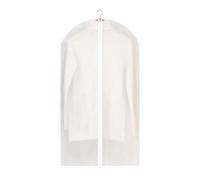 ANMEISH Dress Bags Covers Long Clear PEVA,Translucent with Zip Waterproof Dustproof Dress Covers,Garment Bags Full Length,Long Suit Bag Covers,Clothes Protector Bags Hanging Long 60 x 140cm,Washable