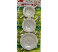 Anming Booties/Ravioli Moulds Pack of 3 White