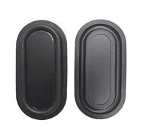 ANMITI 2PCS Rubber Black Plate Super Articulation Voice Good Brass Effect Diaphragm Accessories Rubber Passive Radiator