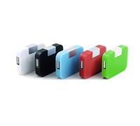 ANMITI 4pcs/set Small USB Hubs 4 Port Expander Foldable Square Shape Adapter For Laptops And Computer Accessories