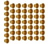 ANMITI Classical Golden Aluminum Display Cup Stable Base Candlestick Liners Inserts For Making Drip Protectors Drip Protectors Catchers