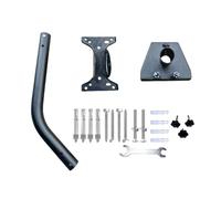 ANMITI Metal Pipe Adapter For Standard Dish Adjustable Mount For Internet Set Satellite Easy Installation Mount Set