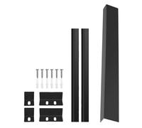 ANMITI Slide-in Ranges Rear Filler Kits 30inch Cooktop Trim Between Stove And Backsplash Universally For Gaps Black/Silver Gaps Filler Strips