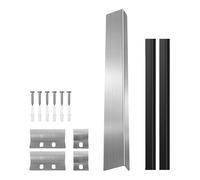 ANMITI Slide-in Ranges Rear Filler Kits 30inch Cooktop Trim Between Stove And Backsplash Universally For Gaps Black/Silver Gaps Filler Strips