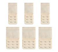 ANMITI Women's Adjustable Bra Extenders 2/3/4Hooks Stretchy Back Straps For Bras Comfortable Elastic Band Accessories Women's Bra Extenders