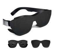 ANMONE Light Blocker for RayNeo Smart Glasses, AR Glasses Cover for RayNeo Air3/Air 2/Air3s Xreal One/Pro/Air2 Air2 Pro, Eyewear Soft Silicone Lens Shade Protector Universal Accessories