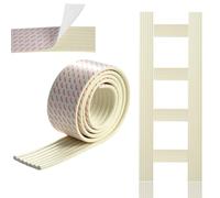 ANMOO 2m Bunk Bed Ladder Pads, Strong Adhesive Ladder Cover (Beige)