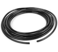 ANMOO Pneumatic Air Tubing Black 8mm OD x 5mm ID 15m(49.2ft) PU Polyurethane Air Compressor Pipe Hose