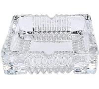ANMOO Square Thick Crystal Glass Ashtray
