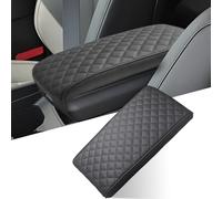 ANMOSVO Center Console Cover for Hyundai Santa Fe 2026 2025 2024 - Soft Armrest Cushion Middle Console Cover for Hyundai Santa Fe 2024 2025 2026 Interior Accessories - Black