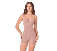 Ann Chery 5168 Strapless Short Shapewear for Women| Colombian Faja |Tummy Control, Butt Lift, Postsurgical Comfort, Daily Use, Cocoa, XS