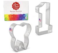 Ann Clark 1st Tooth Cookie Cutters 2-Pc Set (# 1, Tooth) Made in the USA