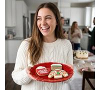 Ann Clark 3-Pc Cozy Christmas Cookie Cutters Set (Coffee Mug, Latte Cup, Sweater) Made in USA