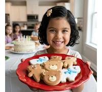 Ann Clark Bear Cookie Cutters 3-Pc. Set (7cm, 8.9cm, 8.9cm) Made in USA