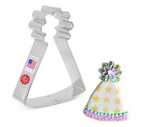 Ann Clark Birthday/Party Hat Cookie Cutter, Large 4" Made in USA