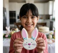 Ann Clark Bunny Face Cookie Cutter by Flour Box Bakery 10.8 cm, Made in USA