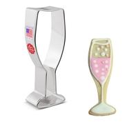 Ann Clark Champagne Glass Cookie Cutter, 10.8 cm Made in USA