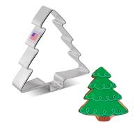 Ann Clark Christmas Tree Cookie Cutter 10.2 cm, Made in USA