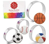 Ann Clark Circle Round Biscuit Cookie Cutters 4-Pc. Set (6.4cm, 7.6cm, 8.9cm 10.2cm) Made in USA
