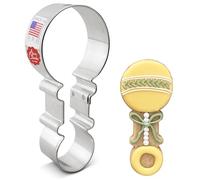 Ann Clark Cookie Cutters Baby Rattle Cookie Cutter, 11.4 cm