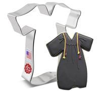 Ann Clark Cookie Cutters Graduation Gown Cookie Cutter, 10.2 cm