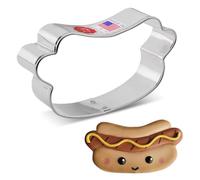 Ann Clark Cookie Cutters Hot Dog Cookie Cutter by Flour Box Bakery, 10.2 cm