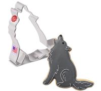 Ann Clark Cookie Cutters Howling Wolf Cookie Cutter, 10.16 cm | A Perfect Size and Shape from America's Largest Cookie Cutter Maker, Food-Safe American Steel, Family Owned Since 1989