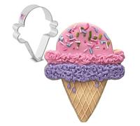 Ann Clark Cookie Cutters Ice Cream Cone/Clown Face Cookie Cutter, 10.2 cm