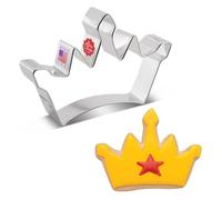 Ann Clark Cookie Cutters Princess Crown Cookie Cutter, The Queen's Platinum Jubilee, 12.1 cm