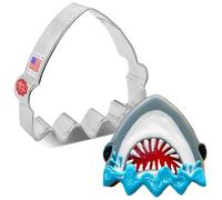 Ann Clark Cookie Cutters Shark Head Cookie Cutter, 3.75" Made in USA