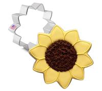Ann Clark Cookie Cutters Sunflower Cookie Cutter, 8.9 cm