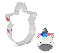 Ann Clark Cookie Cutters Unicorn Face Cookie Cutter by LilaLoa, 10.2 cm
