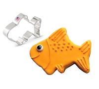 Ann Clark Cute/Gold Fish Cookie Cutter, 10.2 cm Made in USA