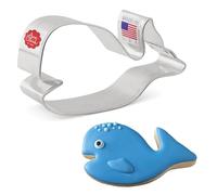 Ann Clark Cute Whale Cookie Cutter, 10.2 cm Made in USA