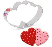Ann Clark Double Heart Valentine's Cookie Cutter, 12.1 cm Made in USA