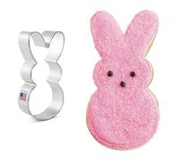Ann Clark Easter Hare Cookie Cutter, 10.16 cm Made in USA | Make Sweet Easter Treats, Perfect Size, America's Largest Cookie Cutter Maker, Food-Safe American Steel