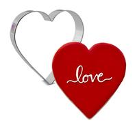 Ann Clark Extra Large Heart Premium Cookie Cutter 12.7 cm, Made in USA | Bake Love into Every Bite, Perfect Size & Shape Cutter, America's Largest Cookie Cutter Maker, Family Owned Since 1989