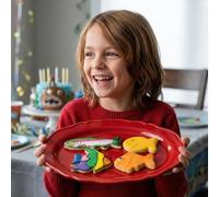 Ann Clark Fish Cookie Cutters 4-Pc. Set (Cute, Gold, Angel Fish, Trout) Made in USA