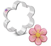 Ann Clark Flower Scalloped Edge Cookie Cutter 9.5 cm, Made in USA