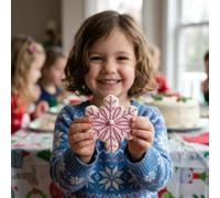 Ann Clark Geometric Snowflake Cookie Cutter, 10.2 cm Made in USA
