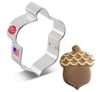 Ann Clark Large Acorn Cookie Cutter, 8.9 cm Made in USA