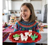 Ann Clark Llama and Cactus Cookie Cutters 4-Pc Set Made in USA