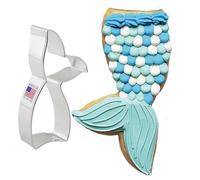 Ann Clark Mermaid and Whale Tail Cookie Cutter, 10.8 cm Made in USA