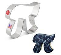 Ann Clark Pi Symbol by Flour Sugar Butter Cookie Cutter, 9.5 cm Made in USA