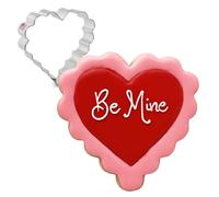 Ann Clark Scalloped Edge Heart Cookie Cutter, 10.2 cm, Made in USA