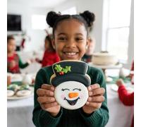 Ann Clark Snowman Head/Face Cookie Cutter by Flour Box Bakery, 10.2 cm Made in USA